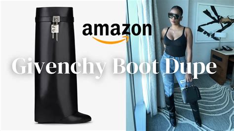 dupe bottes givenchy|Givenchy shark lock boot dupe.